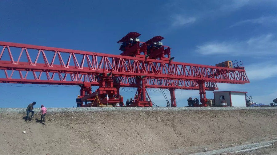 安裝架橋機安全監控系統再場照片四